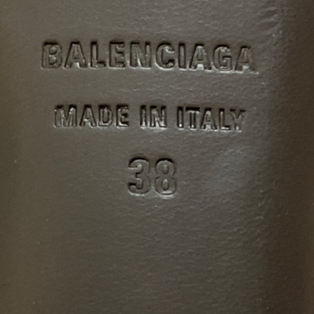NWT BALENCIAGA Leather Elegant White Mules Size 38 - Picture 15 of 16
